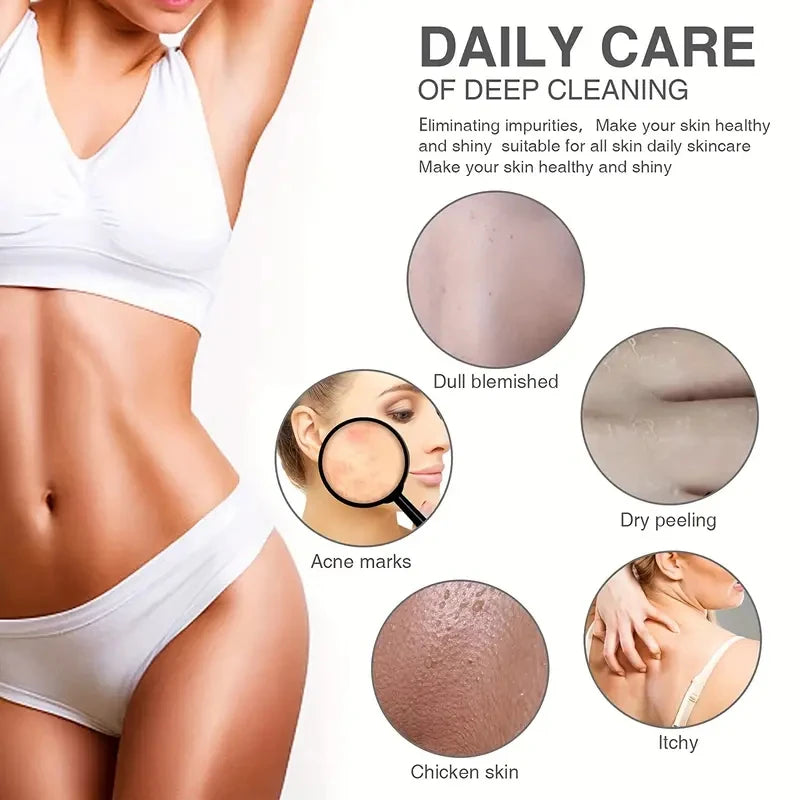 African Smooth Skin Shower Scrubber
